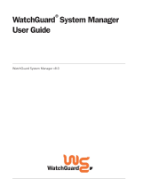 Watchguard WSM User manual