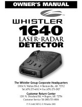 Whistler 1640 User manual
