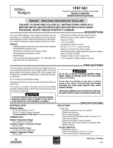 White Rodgers 1F87-361 User manual