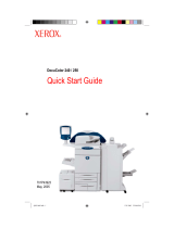Xerox DocuColor 240/250 User manual