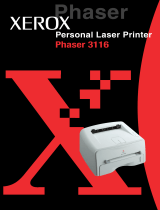 Xerox 3116 User manual