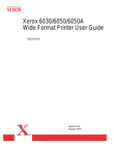 Xerox 6050 User manual