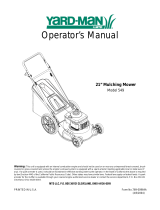 Yard-Man 105 User manual