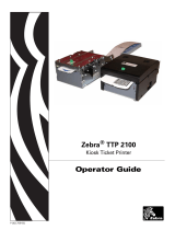 Zebra Technologies KIOSK TICKET PRINTER TTP 2100 User manual