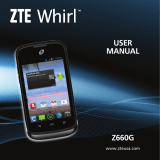 ZTE Z-660G Whirl User manual
