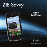 ZTE Z750C User manual