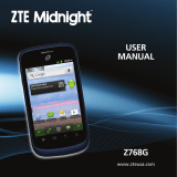 ZTE Z768G User manual