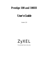 ZyXEL 100IH User manual