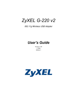 ZyXEL G-220 User manual