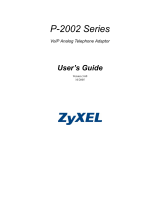 ZyXEL P-2002L User manual