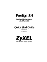 ZyXEL P-304 User manual