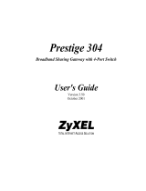 ZyXEL Communications P-304 User manual