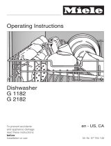 Miele G 1182 User manual