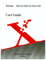 Xerox XDL33D User guide