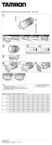 Tamron AFA036S700 User manual