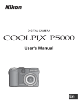 Nikon P5000 User manual