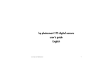 HP PhotoSmart 315 User manual