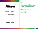Nikon Coolpix 800 User manual