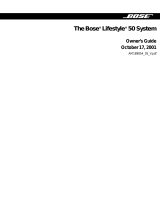 Bose 50 User manual