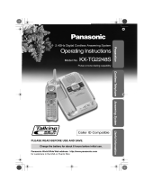 Panasonic KXTG2248S Operating instructions