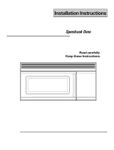 GE SCA2000BAA Installation guide