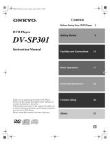Integra DV-SP301 User manual