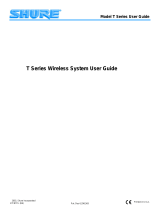 Shure T1G User manual