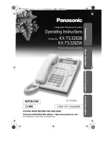 Panasonic KX-TS3282B Operating instructions