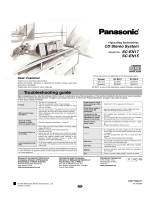 Panasonic SAEN17 - DESKTOP CD AUDIO SYS User manual