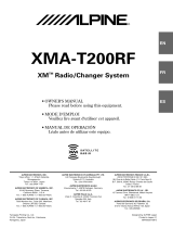 Alpine XMA-T200RF Owner's manual