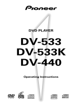 Pioneer Pioneer DVD Player DV-440 User manual