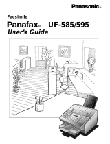 Panasonic Panafax UF-595 User manual