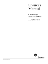 GE ZEM200WV User manual