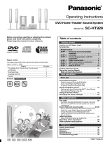Panasonic SC-HT928 User manual