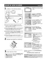 Philips DVDR520H/37 User manual