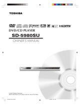 Toshiba SD-5980SU User manual