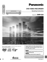 Panasonic DMR-E20K User manual
