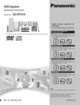 Panasonic SCDT310GCS User manual