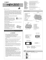 Minolta Vectis 200 User manual