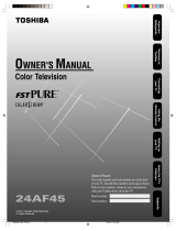 Toshiba 24AF45 User manual