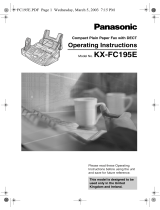 Panasonic kx fc 195 Owner's manual
