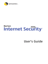 Symantec Norton Internet Security 2004 User manual