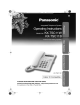 Panasonic KXTSC11B User manual