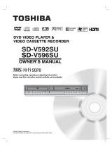 Toshiba SD-V596SU User manual