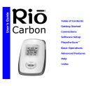 Rio Carbon User manual