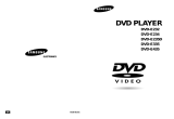 Samsung DVD-E232 User manual