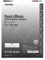 Toshiba 57HLX82 User manual