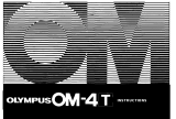 Olympus OM-4T User manual