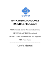 SOYO SY-KT880 2 User manual
