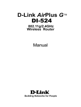 D-Link AirPlus G DI-524 Owner's manual